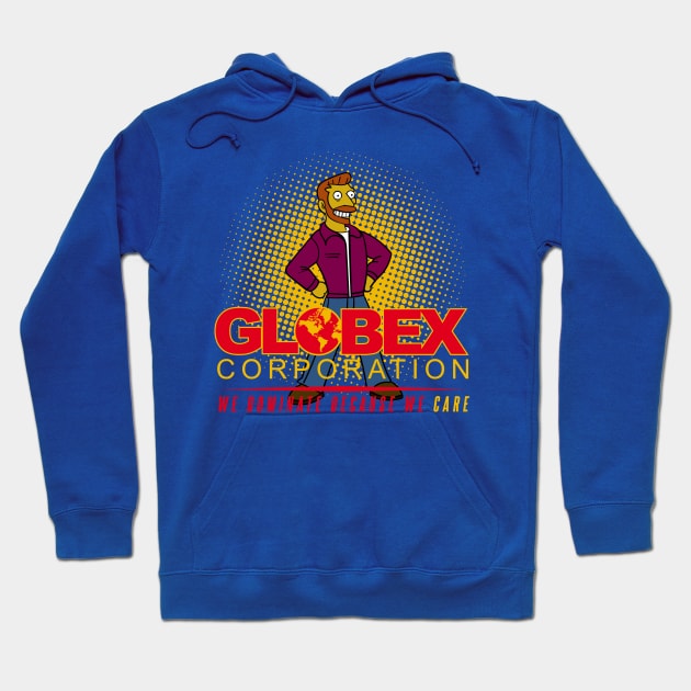 Hank Scorpio Globex Corporation Hoodie by Meta Cortex